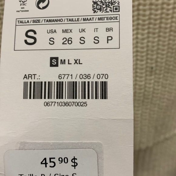 ZARA cute top, new with tags - Picture 3 of 4